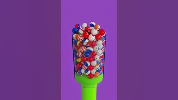 Flag Marbles Overflow 🌏 #blenderanimation #funnyanimation #3danimation