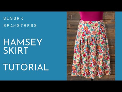 Hamsey Skirt Tutorial - Confident Beginner Pattern - Sussex Seamstress