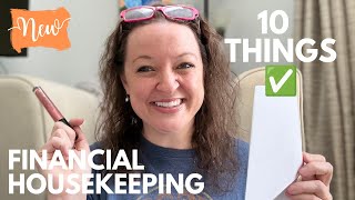 Financial Housekeeping Checklist: Clean Up Your Finances ✅ 