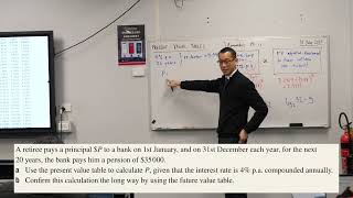 Present Value Tables (2 of 3: Retirement fund question)