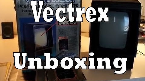 Vectrex Console Unboxing, Review and Demonstration (MB Vectrex)