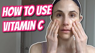 Vlog: How to use Vitamin C serum| Dr Dray