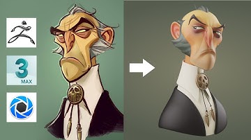 Zbrush Timelapse - Sculpting a 3D Cartoon Character using Zbrush & 3Ds Max (Armen Yegoryan)