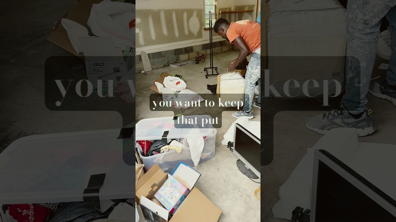 Garage clean out in junk removal