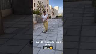 Lady Falls Off Skateboard