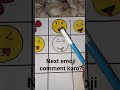 #next emoji comment karo?#
