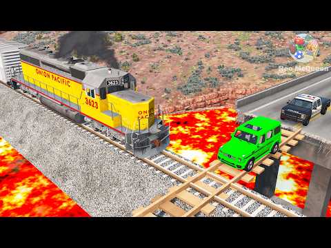 Trains & Cars Crashes #1 | BeamNG.Drive