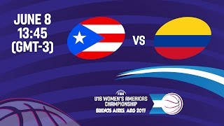 Puerto Rico vs Colombia - Group B