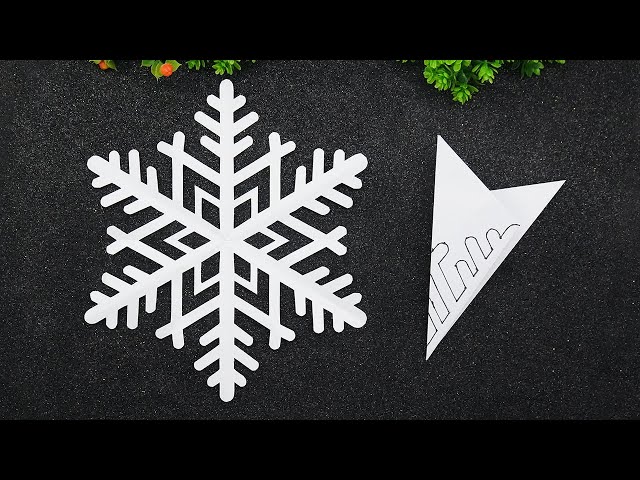Paper Snowflakes❄️Paper Snowflake Patterns🎄Snowflake Cut Out - YouTube paper-snowflakes-paper-snowflake-patterns-snowflake-cut-out-youtube