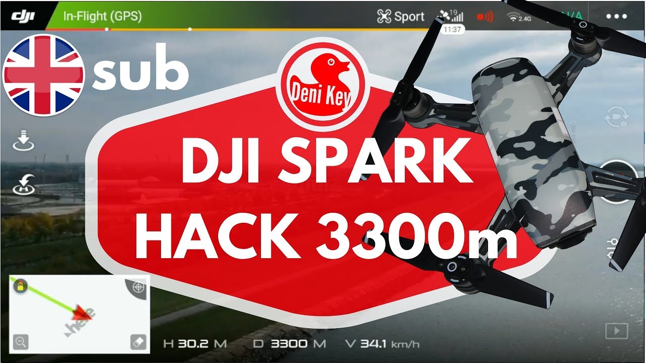 spark dji range