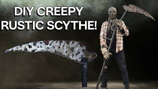How to Make a Creepy Rustic Scythe - Easy DIY Halloween Prop!