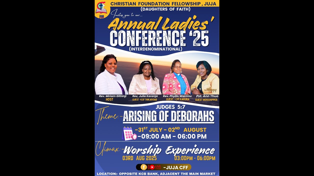 ANNUAL LADIES' CONF Day 2 Ss2::Rev Phyllis Wairimu :- THE MIDWIVES (Wise women)  :: O1st Aug 2025