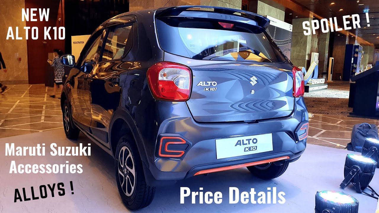 2023 Suzuki Alto K10 Package Accessories Price Details | Alloys, Sporty Looks | Alto - YouTube