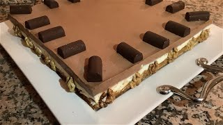 gâteau au chocolat et praliné