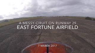 A messy circuit in an SSDR Quik Lite microlight at East Fortune