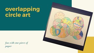 Mindfulness Overlapping Circles w/ One Sheet of Paper