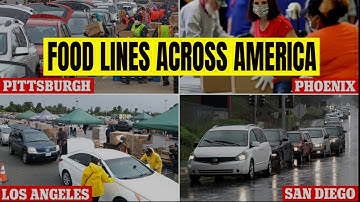FOOD SHORTAGES  👉  Food Banks Getting Overwelmed (America Food Crisis)