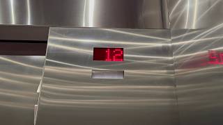 TK Evolution 200 Traction Elevators at Aloft Hotel- Magnificent Mile- Chicago, IL, USA