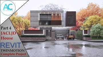 JACLJD House | Part 4 | Complete Step By Step Project | Revit and Twinmotion Tutorial