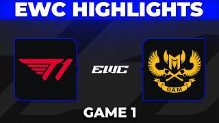 T1 vs GAM Game 1 Highlights | EWC 2026 Group Stage Day 2 | T1 vs GAM Esports