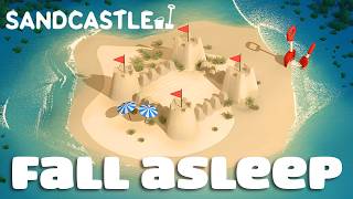 Relax & fall asleep while I build a sandcastle! 🤍 sandcastle demo
