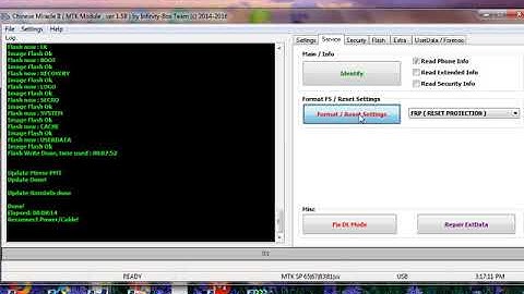 How to rest frp Qmobile M350 with cm2