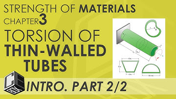 Mechanics of Deformable Bodies   Chapter 3 Torsion of Thin-Walled Tubes Introduction Part 2 (PH)