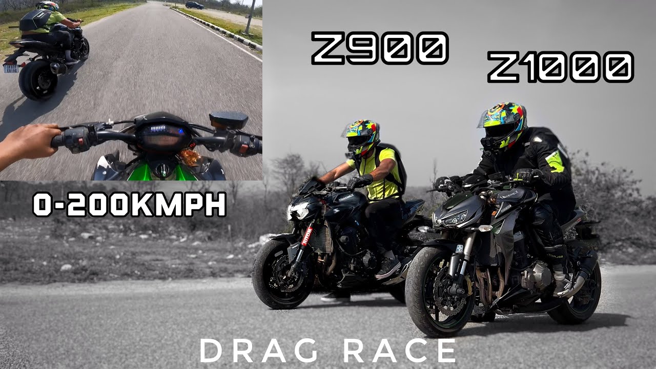Drag Race Z900 Vs Z1000 Z900 vs Zx10r Cute Girl Reaction on Kawasaki Z900 zx10r z900 