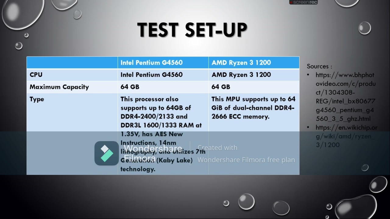 Intel Pentium G4560 vs AMD Ryzen 3 1200 CPU Comparison