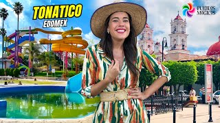 TONATICO 🇲🇽 PUEBLO MAGICO con BALNEARIO, GRUTAS y deliciosa comida *MEXICO 4K