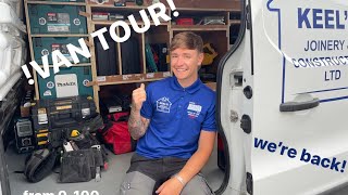 VAN TOUR | Scottish joinery & carpentry | VLOG 2