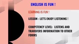 Listening test for grade 7,8 and 9 | lesson to improve listening