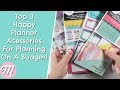 My Top 3 Happy Planner Accessories For Planning On A Budget! A Beginners Guide To Happy Planners!