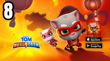 Talking Tom Hero Dash Gameplay Walkthrough Part 8 (iOS, Android)