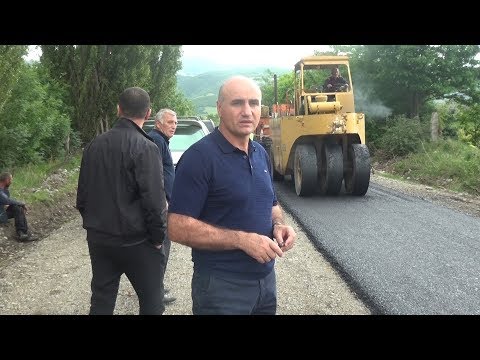 ქარელის მუნიციპალიტეტის სოფლებში გზის ასფალტბეტონით დაფარვის სამუშაოები მიმდინარეობს 06.06.2018