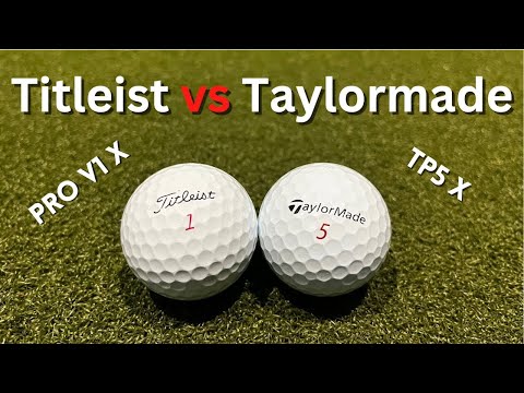 Taylormade TP5X Golf Ball Comparison