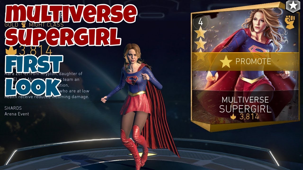 Injustice 2 Mobile | Multiverse Supergirl | First Look | First Gameplay ...