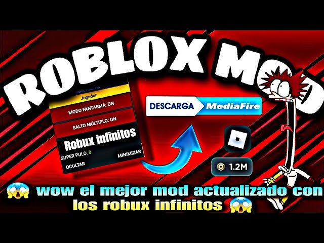 CORRE!!! MOD MENU 100% ATUALIZADO DE ROBLOX HACK ROBLOX/SUPER PULO/ROBUX  INFINITO?!! full money 