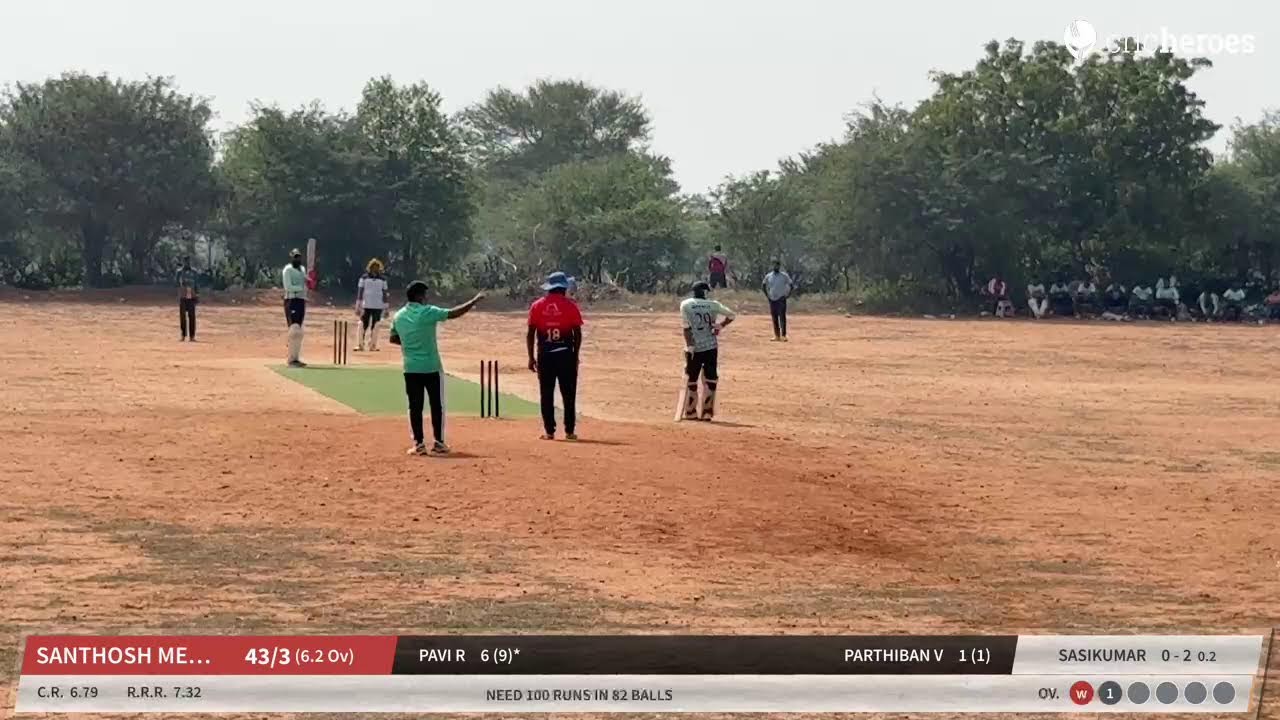 Santhosh Memorial vs Chasing Boys | Velliyanai Pongal Trophy - 2026(Semi Final) | Live - Karur SCG…