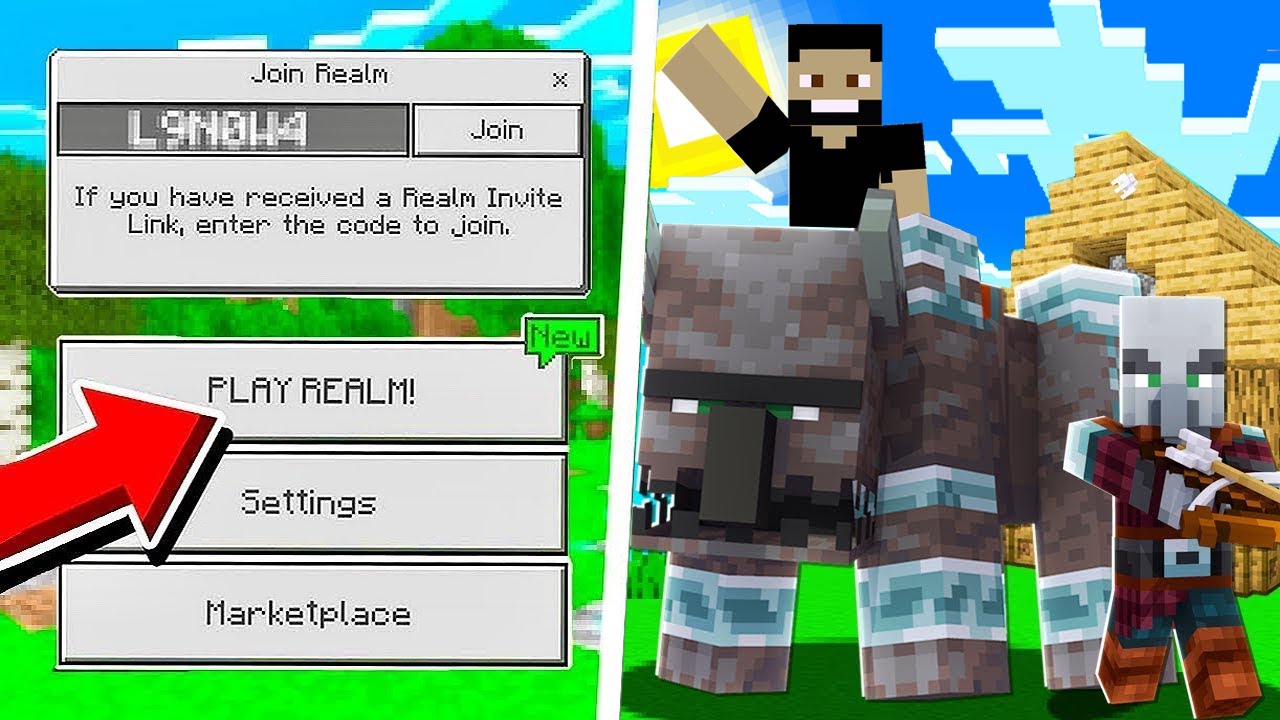 Join My Minecraft Bedrock Edition SMP Realm 1.18 NOW (Realm Code in ...