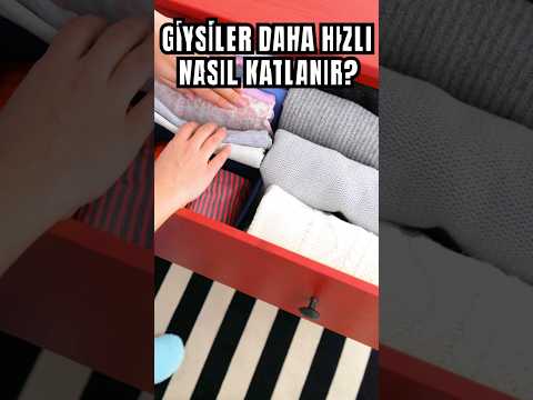 giysiler daha hızlı nasıl katlanır? #faydalibilgiler #ilginçbilgiler #enteresan