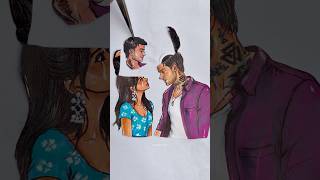 Loyal girl vs Player ❤️‍🔥 #art #drawing #couple #shorts #love