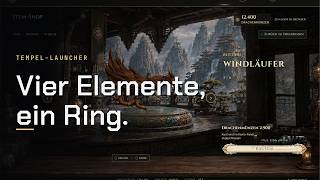 Metin2 Launcher Theme: Element Ring, Item Shop with 3D Mount | Tempel, LaunchWR screenshot 5