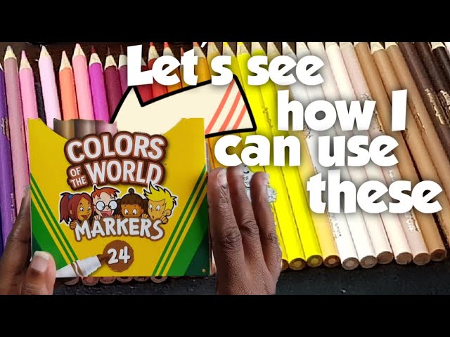 Crayola Colors of the World Markers, The best way I use it 
