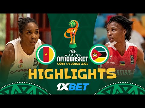 Cameroon 🇨🇲 vs Mozambique 🇲🇿 | 1XBET Highlights | #AfroBasketWomen 2025