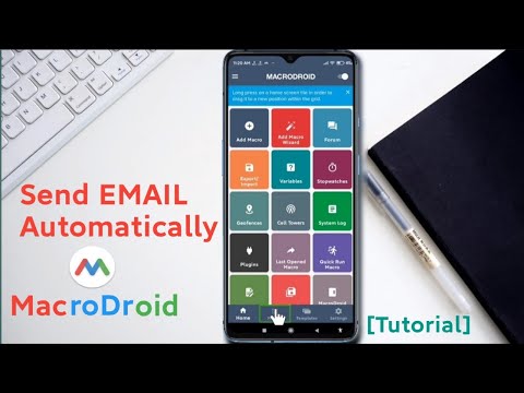 Send EMAIL Automatically using MacroDroid [Tutorial]