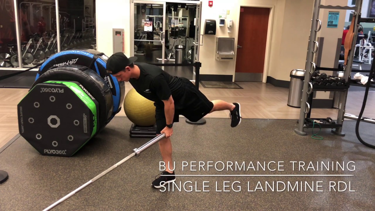 Single Leg Landmine RDL YouTube