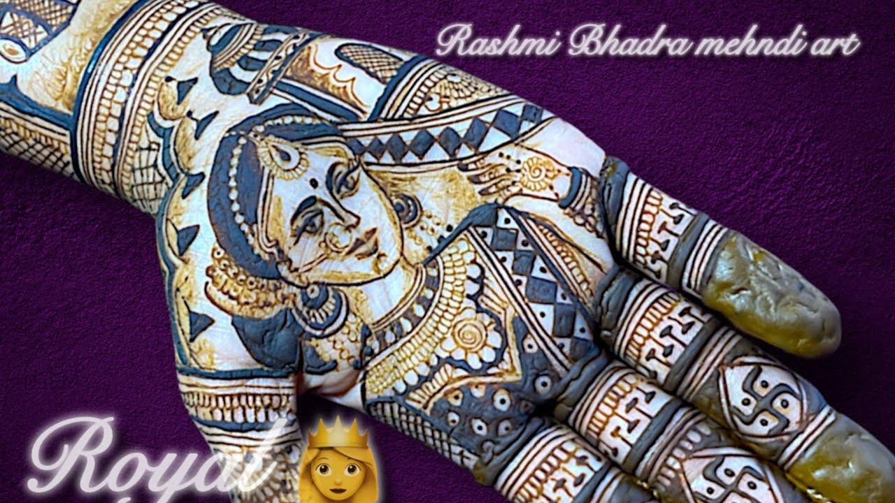 Royal bridal in front hand mehndi design// letest Royal bridal step by step #bridal