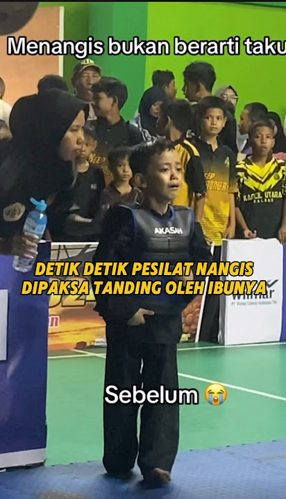 Detik detik pesilat nangis dipaksa oleh ibunya