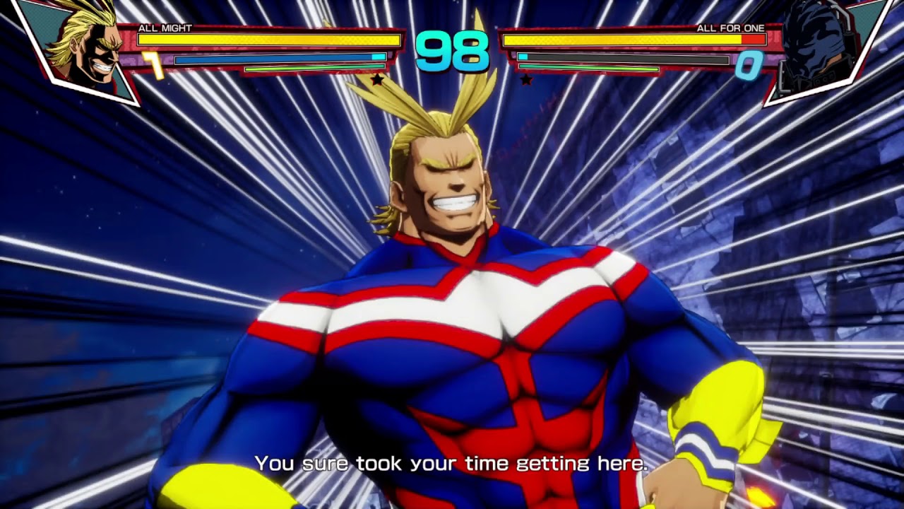 All Might Confronts All For One | My hero One's Justice | Story Mode